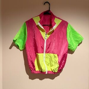 80s style neon jacket
